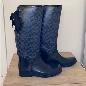 Coach Shoes - Coach Tall Rain Boots Coach Shoes - Coach Tall Rain Boots